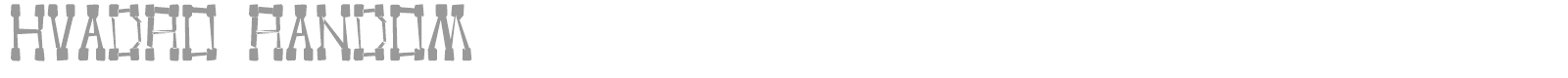 KVADRO RANDOM font preview